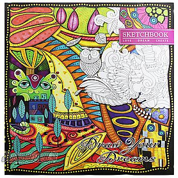 Блокнот Скетчбук, 36 арк, 7БЦ, 260*260мм, БК112,112/1 Блокнот Скетчбук, 36 арк, 7БЦ, 260*260мм, БК112,112/1