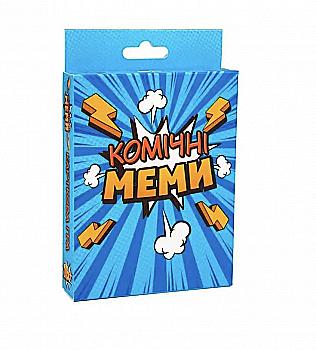 Игра настольная развлекательная "Комические Мемы" (укр) 30317, ТМ "Strateg" Игра настольная развлекательная "Комические Мемы" (укр) 30317, ТМ "Strateg"