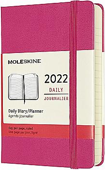 Дневник 2022 карманный, розовый, Moleskine, DHD1312DC2Y22 Дневник 2022 карманный, розовый, Moleskine, DHD1312DC2Y22