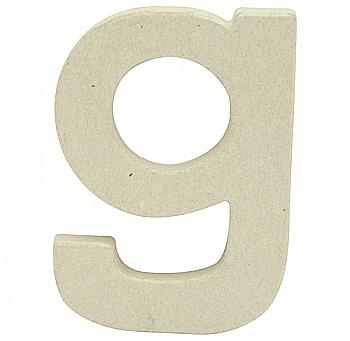Заготовка из папье-маше Буква-крафт "g" 1,5*8,5*12 см, AC819C ТМ "Clairefontaine" Заготовка из папье-маше Буква-крафт "g" 1,5*8,5*12 см, AC819C ТМ "Clairefontaine"