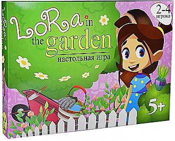 Игра настольная "Lora in the garden" (рус) 30514, ТМ "Strateg" Игра настольная "Lora in the garden" (рус) 30514, ТМ "Strateg"