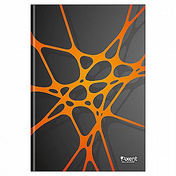 Книга записна Net А4 80 арк, кліт., помаранчевий, 8421-112-A