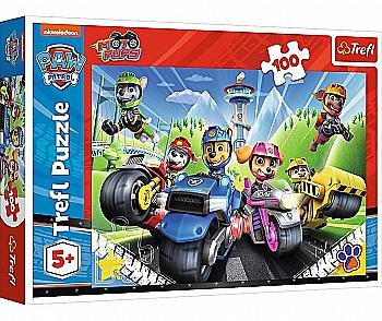 Пазл "100" - Щенячий патруль на мотоциклах / Viacom PAW Patrol, Trefl, 16430 Пазл "100" - Щенячий патруль на мотоциклах / Viacom PAW Patrol, Trefl, 16430