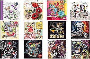 Блокнот 60 арк. 100*100, кліт., ТР06 Блокнот 60 арк. 100*100, кліт., ТР06