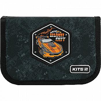 Пенал Kite 621 Burn Out, 1 отделение, 1 отворот, без наполнения, K22-621-4 Пенал Kite 621 Burn Out, 1 отделение, 1 отворот, без наполнения, K22-621-4