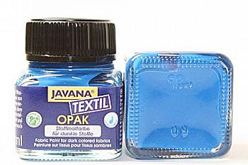 Фарба по тканині, шкірі нерастек. JAVANA Синій Opak 20мл Фарба по тканині, шкірі нерастек. JAVANA Синій Opak 20мл