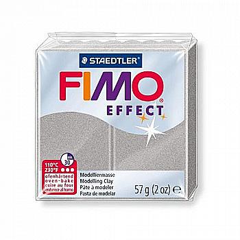 Пластика Effect, Серебряно перламутровая, 57г, Fimo Пластика Effect, Серебряно перламутровая, 57г, Fimo