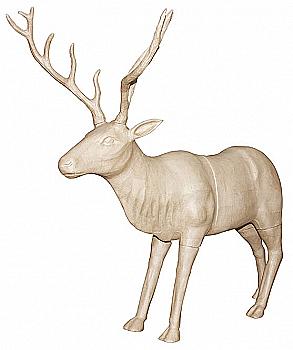 Заготівка з пап`є-маше велика "Олень" 120*30*136 см, XXLA07O ТМ "Clairefontaine"