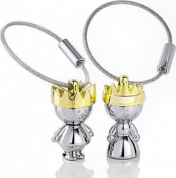 Брелок "Little king and little queen", ТМ "Troika" Брелок "Little king and little queen", ТМ "Troika"