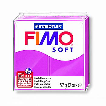 Пластика Soft, Малиновая, 57г, Fimo Пластика Soft, Малиновая, 57г, Fimo