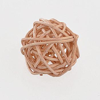Куля ротангова натуральна, d-3 см, 973338
