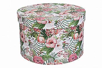 Подарочная коробка №6 круглая W5404 в асс.