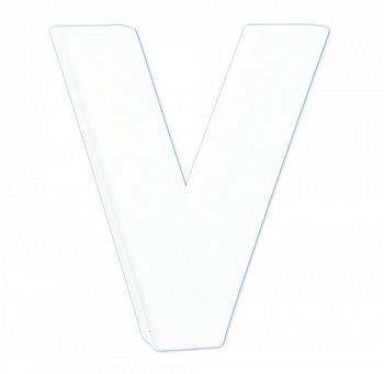 Заготовка из папье-маше Буква "V" 1,5*10,5*12 см, AC751C ТМ "Clairefontaine" Заготовка из папье-маше Буква "V" 1,5*10,5*12 см, AC751C ТМ "Clairefontaine"