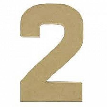 Заготівка з пап`є-маше Цифра "2" 5*20*30 см, AC422O ТМ "Clairefontaine"