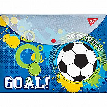 Папка-конверт на кнопці А4 "Born To Play", 491616 Yes