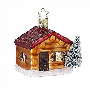 Ялинкова прикраса Будиночок 7,1 см, золотий, 10069S019 Ялинкова прикраса Будиночок 7,1 см, золотий, 10069S019