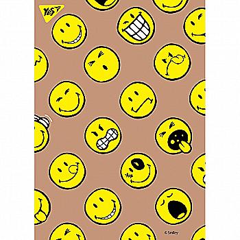 Блокнот B6 80 арк. кл. "Smiley world" СМІК + білила + фольга, YES 891449 Блокнот B6 80 арк. кл. "Smiley world" СМІК + білила + фольга, YES 891449