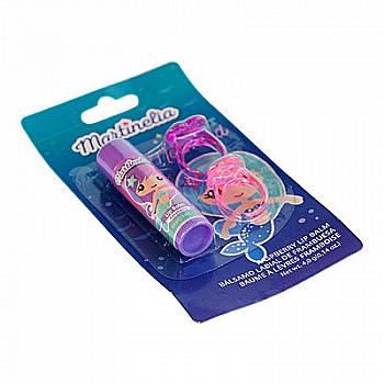 Бальзам для губ і кільце "Русалочка ", 30400, Martinelia Бальзам для губ і кільце "Русалочка ", 30400, Martinelia