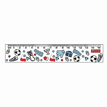 Линейка 15 см "Football" 1 Вересня, 370586 Линейка 15 см "Football" 1 Вересня, 370586