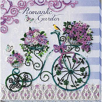 Набір-міді для вишивки бісером "Романтичний сад", AMB-031 Набір-міді для вишивки бісером "Романтичний сад", AMB-031