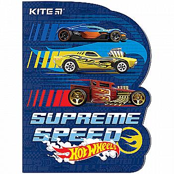 Блокнот А6, 60 арк. "Hot Wheels", вирубка, клей, HW23-223