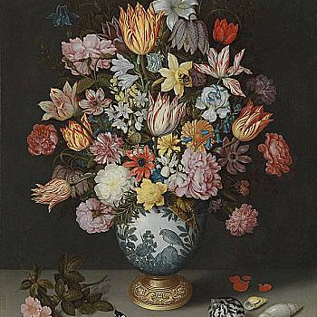 Декупажні серветки "Bosschaert Floral", 33*33 см, 18,5 г/м2, Abiente Декупажні серветки "Bosschaert Floral", 33*33 см, 18,5 г/м2, Abiente