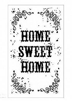 Штамп Вінтаж Home sweet home, 10004084 ТМ "Artemio"