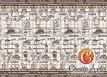 Карта декупажна А4 Ранкова кава (міні), 45 г/м², 01711