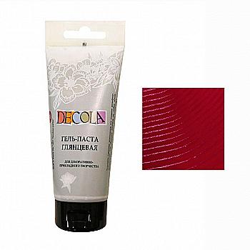 Гель-паста глянсова червона 100 мл Decola Гель-паста глянсова червона 100 мл Decola
