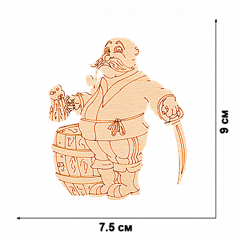 Заготовка деревянная для декорирования, FLC-368