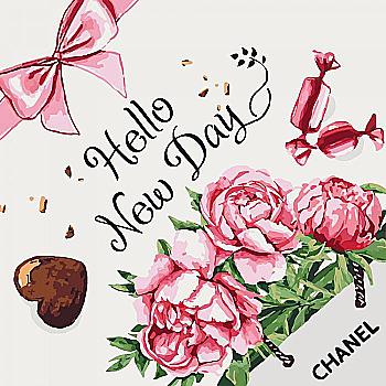 Картина по номерам 40*40 см Натюрморт "Hello new day", КНО5525 Картина по номерам 40*40 см Натюрморт "Hello new day", КНО5525