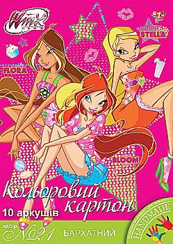 Набор № 21 цветного картона бархатного А4 (10 л.) 950529 Набор № 21 цветного картона бархатного А4 (10 л.) 950529