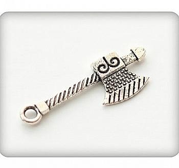 Набір металевих підвісок Різьблена сокира 7*29 мм, 10 шт