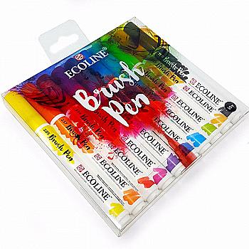 Набір пензлів-ручок Ecoline Brushpen, 20 шт, Royal Talens Набір пензлів-ручок Ecoline Brushpen, 20 шт, Royal Talens