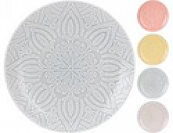 Тарелка глиняная 19,6 мл (4 цвета в ассорт.), DN1800900