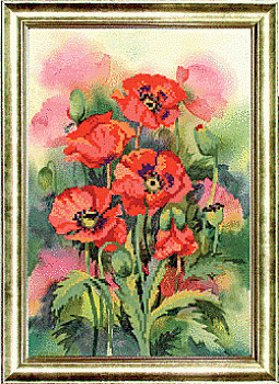 Схема для вышивания бисером СБ-012 20*29,5 см на авторской канве ТМ "Чарівна мить"