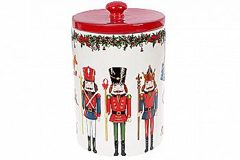 Банка для солодощів керамічна "Лускунчик" 2,8 л, 923-232 Банка для солодощів керамічна "Лускунчик" 2,8 л, 923-232