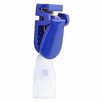 Кліп для бейджа, синій, 4533-02-А