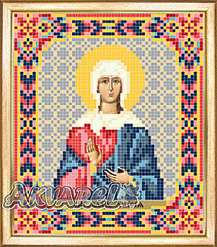 Схема для вышивания бисером иконы СБИ-104 "Таисия" 12*14 см ТМ "Чарівна мить"