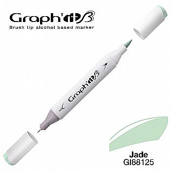 Маркер двосторонній Brushmarker, Нефрит (8125), GI88125 Graph`it Маркер двосторонній Brushmarker, Нефрит (8125), GI88125 Graph`it
