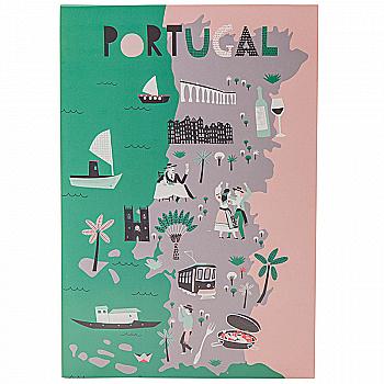 Блокнот-планшет А5 50 л. Maps, б/лин., 8440-05-A