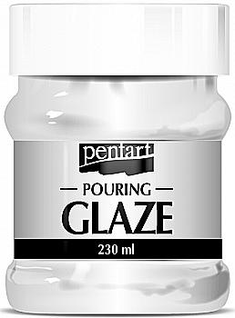 Лак фінішний "Pouring glaze", Прозорий, 230 мл, Pentart Лак фінішний "Pouring glaze", Прозорий, 230 мл, Pentart