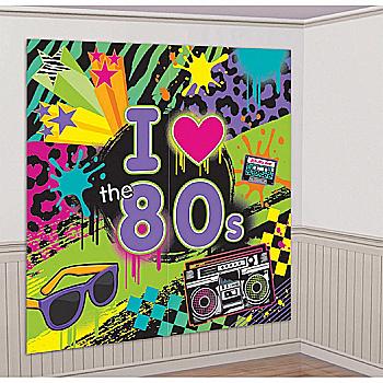 Декорация настенная Диско 80-х 165x85 см 2 ед, 3501-0198