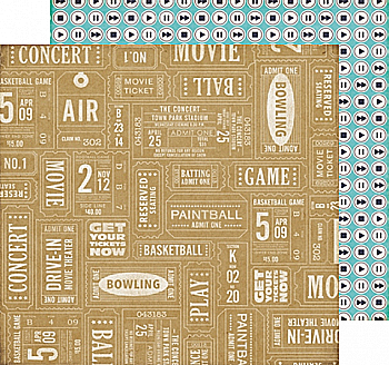 Бумага 30*30 Admit One TMB60003