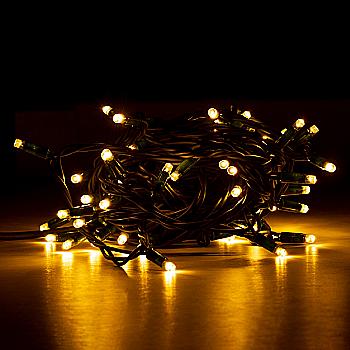 Электрогирлянда уличная 65 LED лампочек, тепло-белая, 12,25 м., IP 65, 801164 Электрогирлянда уличная 65 LED лампочек, тепло-белая, 12,25 м., IP 65, 801164