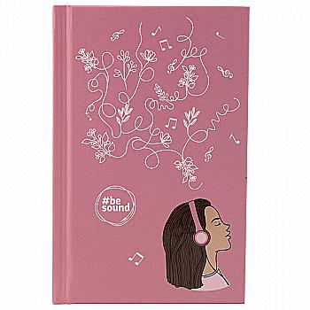 Книга записная А6 80 л. кл. твердая обложка BeSound-6, K19-199-6 Книга записная А6 80 л. кл. твердая обложка BeSound-6, K19-199-6