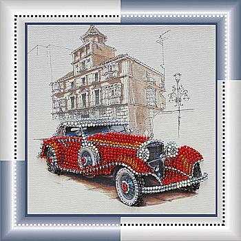 Набір для вишивки бісером "Mersedes-500k", AM-057 Набір для вишивки бісером "Mersedes-500k", AM-057