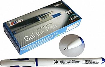 Ручка гелева 0,5 мм, синя LR-801 Ручка гелева 0,5 мм, синя LR-801