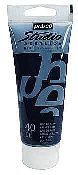 Краска акриловая "Studio" 100 мл Серый пейна, 837040 Краска акриловая "Studio" 100 мл Серый пейна, 837040