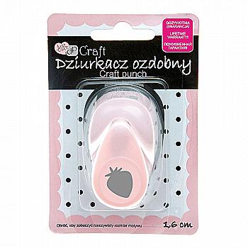 Фігурний дирокол 1,6 см Полуничка, JCDZ-105B-S55 DpCraft Фігурний дирокол 1,6 см Полуничка, JCDZ-105B-S55 DpCraft